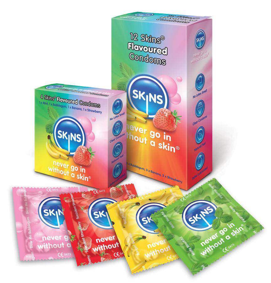 SKINS - CONDOM FLAVOURS 12 PACK - Vanelion Paradise