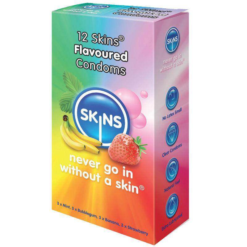 SKINS - CONDOM FLAVOURS 12 PACK - Vanelion Paradise