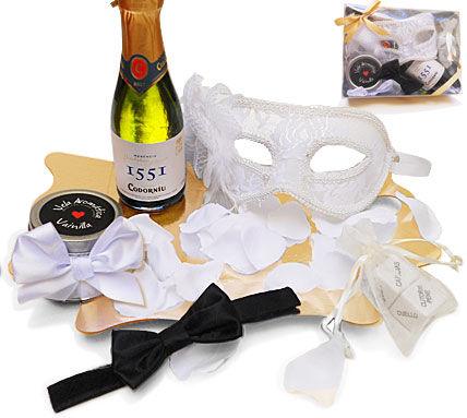 INEDIT - EROTIC KIT WEISSE VENETISCHE MASKE