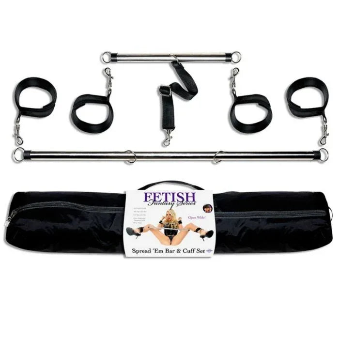 FETISH FANTASY SERIES - SPREAD EM STANGEN- UND CUFF-SET - Vanelion Paradise