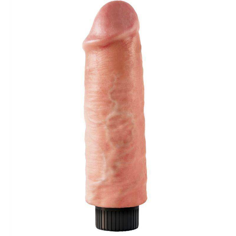 KING COCK - VIBRATORDILDO 15.24 CM NATÜRLICH - Vanelion Paradise