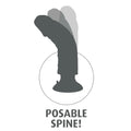 KING COCK - VIBRATORDILDO 17.78 CM NATÜRLICH - Vanelion Paradise
