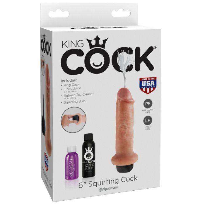 KING COCK - 15.24 CM SPRITZENDER HAHN - Vanelion Paradise
