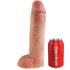 KING COCK - 28 CM HOHLES STRAP-ON-STRUMPFSYSTEM FLEISCH - Vanelion Paradise