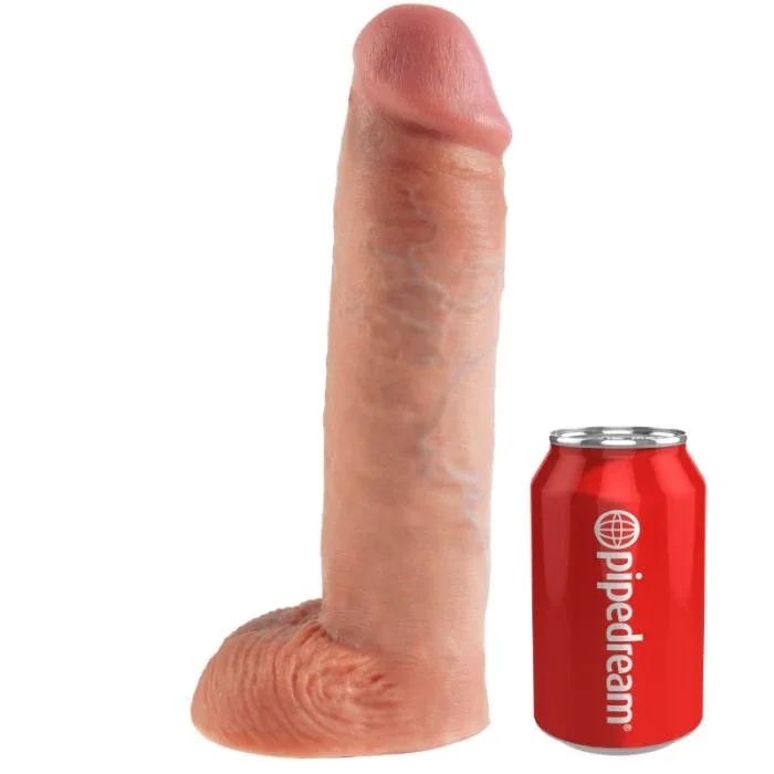 KING COCK - 28 CM HOHLES STRAP-ON-STRUMPFSYSTEM FLEISCH - Vanelion Paradise