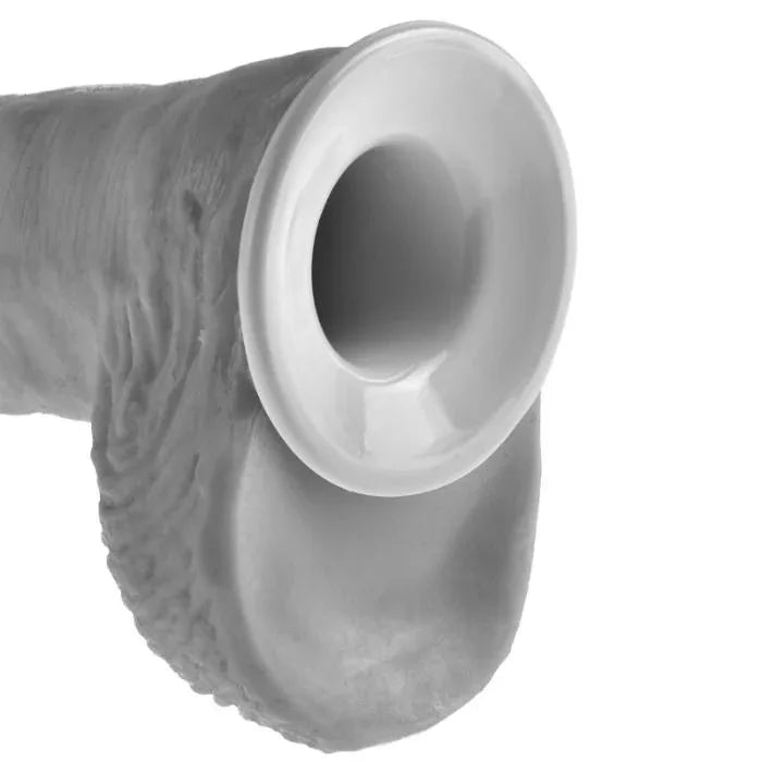 KING COCK - 28 CM HOHLES STRAP-ON-STRUMPFSYSTEM FLEISCH - Vanelion Paradise