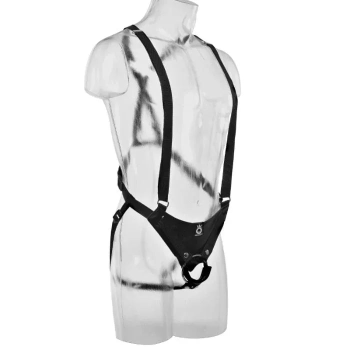 KING COCK - 30,5 CM HOLLOW STRAP-ON SUSPENDER SYSTEM - FLEISCH - Vanelion Paradise