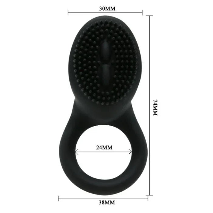 PRETTY LOVE - COBRA VIBRATORRING SCHWARZ - Vanelion Paradise