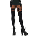 LEG AVENUE - PANTYHOUSE MIT FISNHET-STREIFEN - Vanelion Paradise