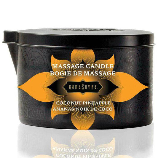 KAMASUTRA - KOKOSNUSS-ANANAS-MASSAGEKERZE 170GR - Vanelion Paradise