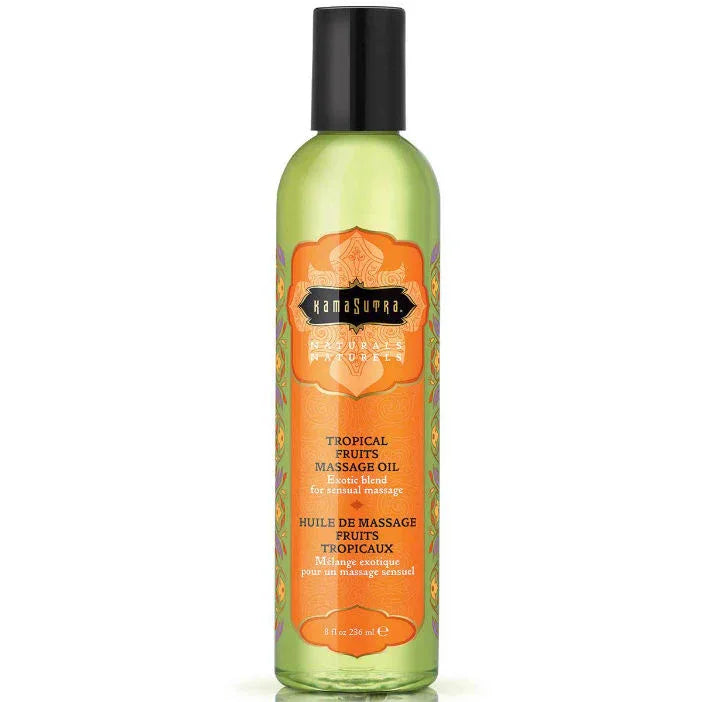KAMASUTRA - NATURALS MASSAGEÖL TROPISCHE FRÜCHTE 236ML - Vanelion Paradise