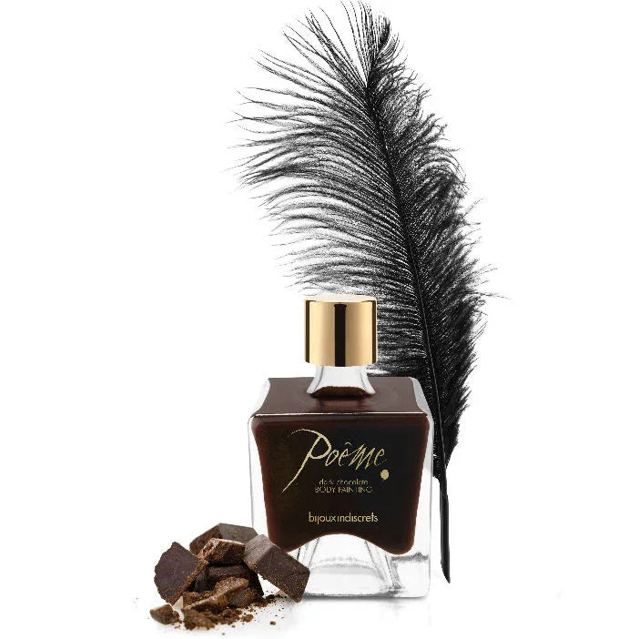 BIJOUX - POEME ESSBARE FARBE SCHWARZ SCHOKOLADE 50 GR - Vanelion Paradise