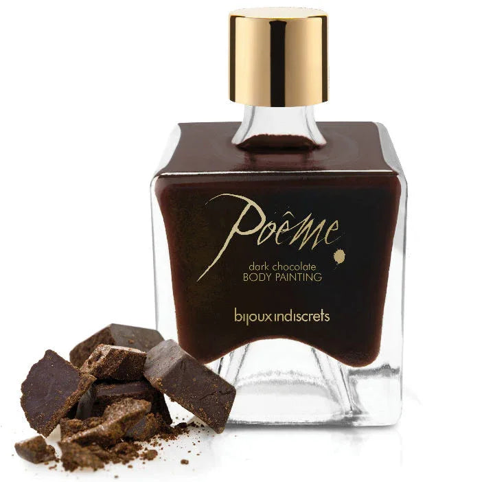BIJOUX - POEME ESSBARE FARBE SCHWARZ SCHOKOLADE 50 GR - Vanelion Paradise