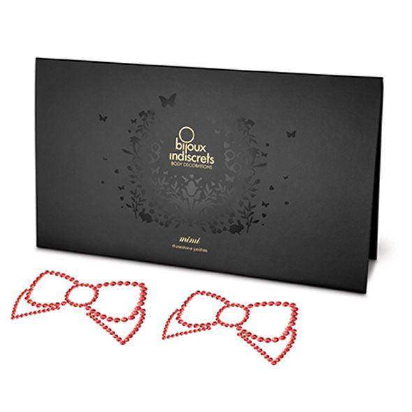 BIJOUX - MIMI BOW ROTE NIPPELABDECKUNGEN - Vanelion Paradise