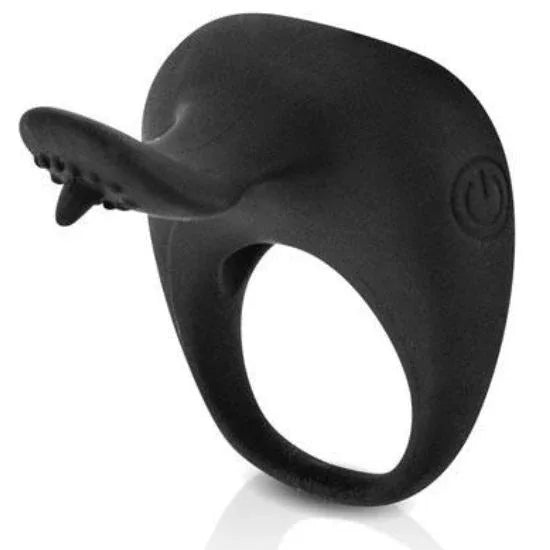 PRETTY LOVE - THIMBLE VIBRATORRING SCHWARZ - Vanelion Paradise
