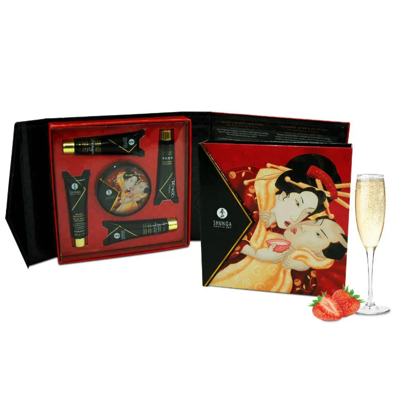 SHUNGA - GEHEIMES GEISHA-ERDBEER- UND CAVA-KIT - Vanelion Paradise