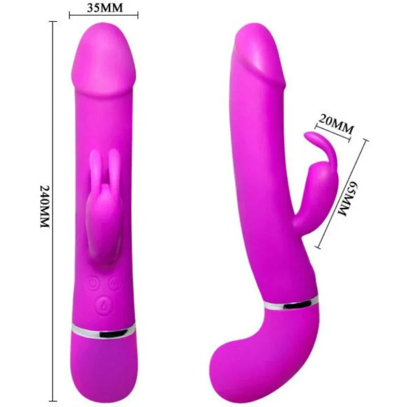 PRETTY LOVE - HENRY VIBRATOR MIT 12 VIBRATIONSMODI UND SQUIRT-FUNKTION - Vanelion Paradise