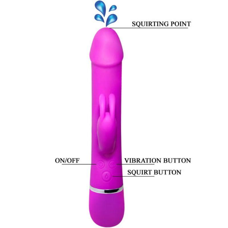 PRETTY LOVE - HENRY VIBRATOR MIT 12 VIBRATIONSMODI UND SQUIRT-FUNKTION