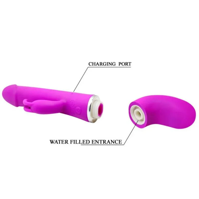 PRETTY LOVE - HENRY VIBRATOR MIT 12 VIBRATIONSMODI UND SQUIRT-FUNKTION - Vanelion Paradise