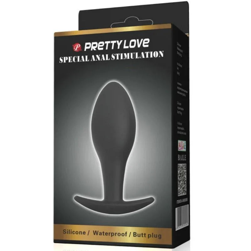 PRETTY LOVE - ANAL PLUG SILIKONANKER 8.5 CM SCHWARZ - Vanelion Paradise