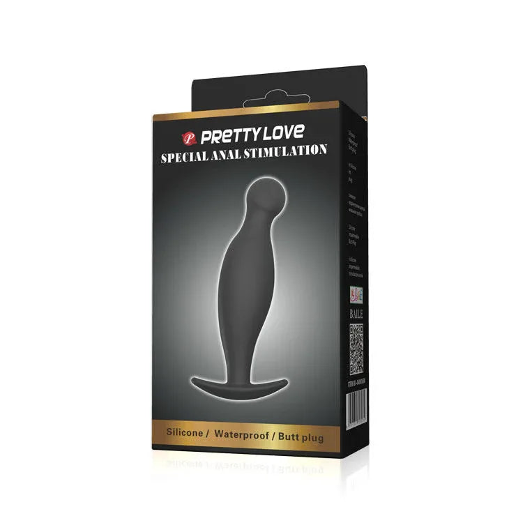 PRETTY LOVE - SILIKON ANALPLUG 11.7 CM SCHWARZ - Vanelion Paradise