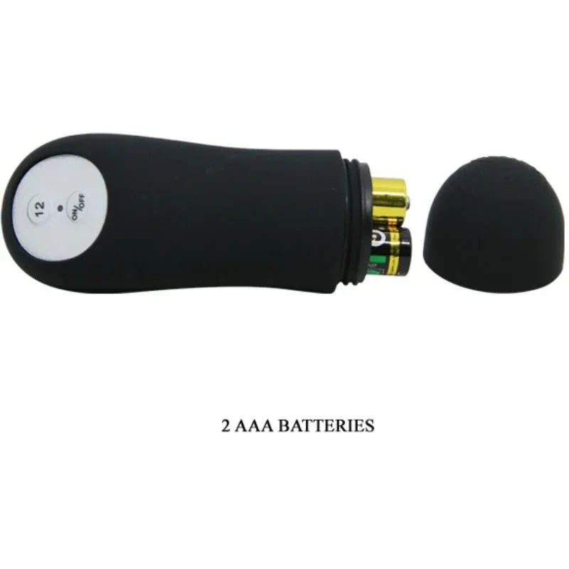 PRETTY LOVE - SILIKON ANAL PLUG PENIS FORM UND 12 VIBRATIONSMODI SCHWARZ - Vanelion Paradise