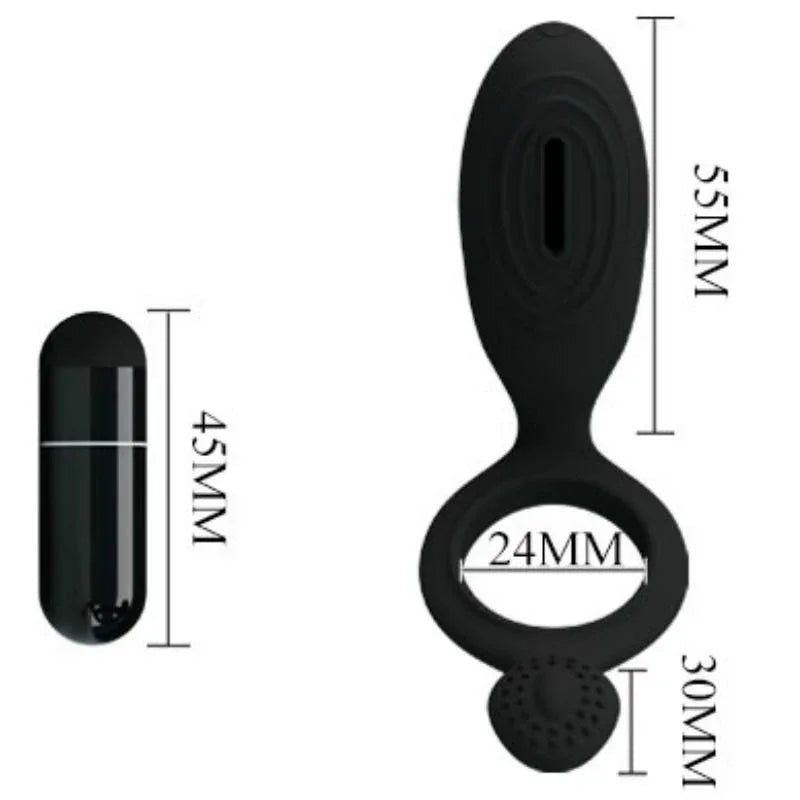PRETTY LOVE - ETHEL VIBRATIONSRING MIT STIMULATOR - Vanelion Paradise