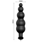 PRETTY LOVE - ANALPLUG AUS SILIKON EXTRA STIMULATION UND 12 VIBRATIONSMODI SCHWARZ - Vanelion Paradise