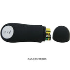 PRETTY LOVE - ANALPLUG AUS SILIKON EXTRA STIMULATION UND 12 VIBRATIONSMODI SCHWARZ - Vanelion Paradise