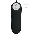 PRETTY LOVE - SILIKON ANALPLUG 12 VIBRATIONSMODI SCHWARZ - Vanelion Paradise