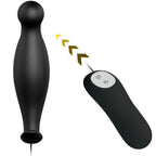PRETTY LOVE - SILIKON ANALPLUG 12 VIBRATIONSMODI SCHWARZ - Vanelion Paradise
