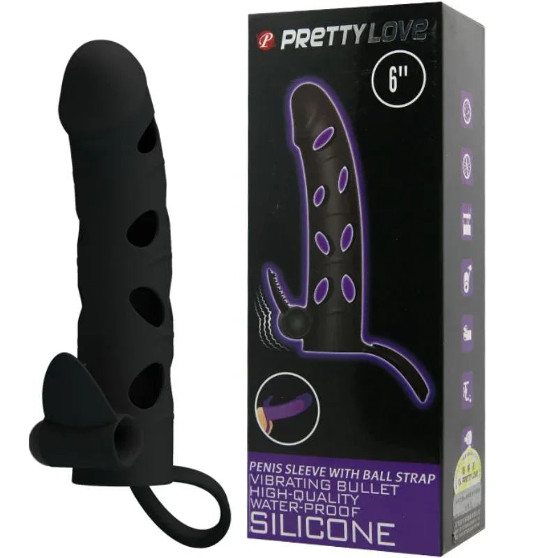 PRETTY LOVE - SILIKONHÜLLE MIT VIBRATION 15.2 CM - Vanelion Paradise