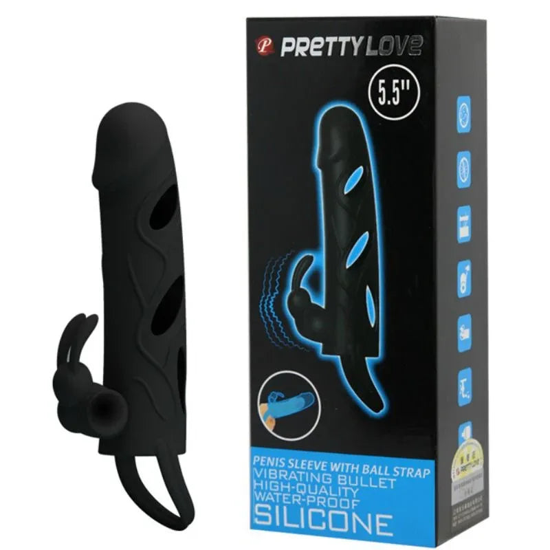 PRETTY LOVE - SILIKONHÜLLE MIT VIBRATION 14 CM 1.0 - Vanelion Paradise