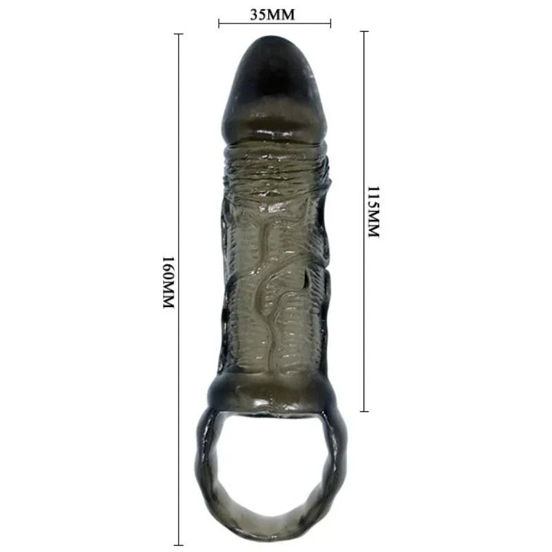 BAILE - PENISVERLNGERUNGSHÜLLE MIT GURT FÜR HODEN 11.5 CM - Vanelion Paradise