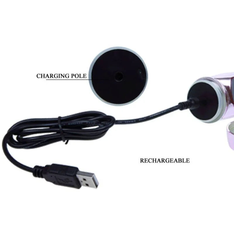 BAILE - WIEDERAUFLADBARER VIBRATOR MIT ROTATION UND POCHENDEN SCHMETTERLINGSSTIMULATOR - Vanelion Paradise