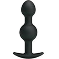 PRETTY LOVE - SILIKON ANALKUGELN MIT SPEZIELLER STIMULATION 10.3 CM SCHWARZ - Vanelion Paradise