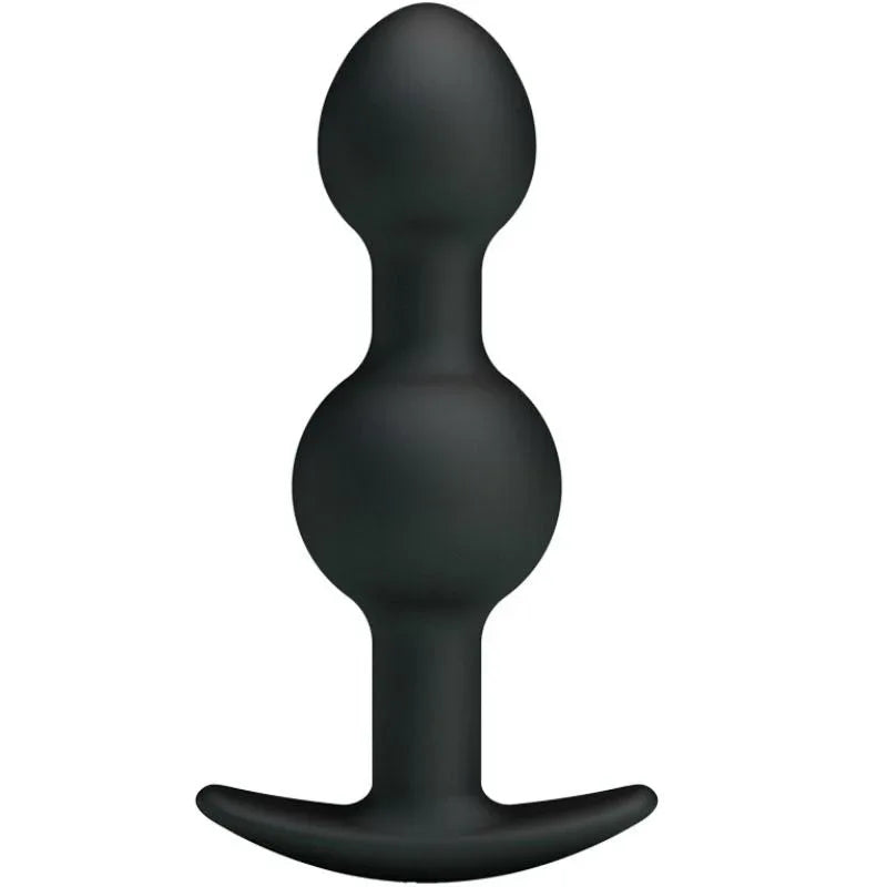 PRETTY LOVE - SILIKON ANALKUGELN MIT SPEZIELLER STIMULATION 10.3 CM SCHWARZ - Vanelion Paradise