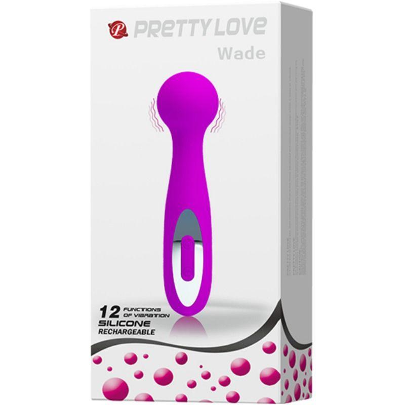 PRETTY LOVE - WADE WIEDERAUFLADBARES MASSAGER 12 FUNKTIONEN