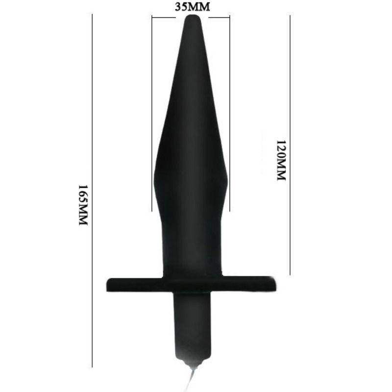BAILE - BUTT ANALPLUG MIT VIBRATION SCHWARZ - Vanelion Paradise