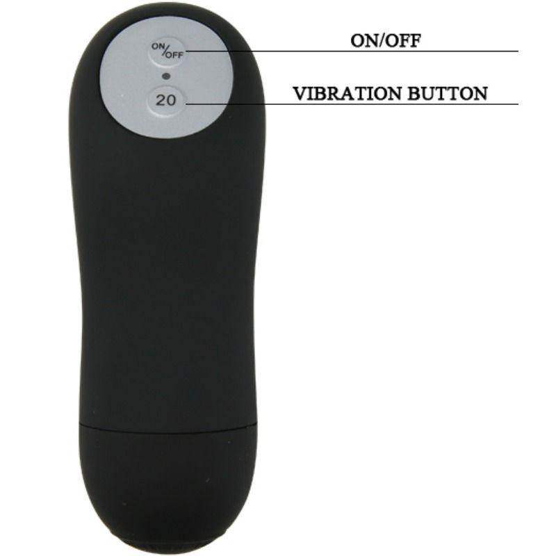 BAILE - BUTT ANALPLUG MIT VIBRATION SCHWARZ - Vanelion Paradise