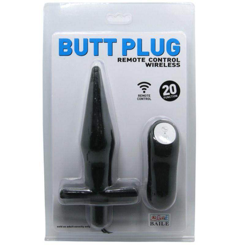 BAILE - BUTT ANALPLUG MIT VIBRATION SCHWARZ - Vanelion Paradise