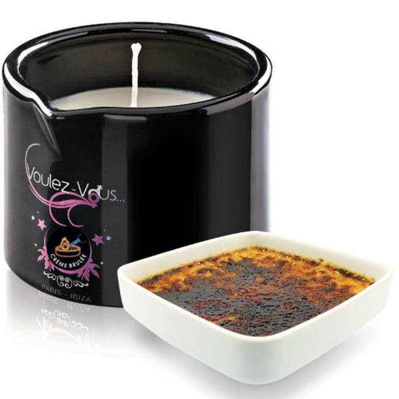 VOULEZ-VOUS - MASSAGEKERZE-CRÈME BRULÉE 120 ML - Vanelion Paradise