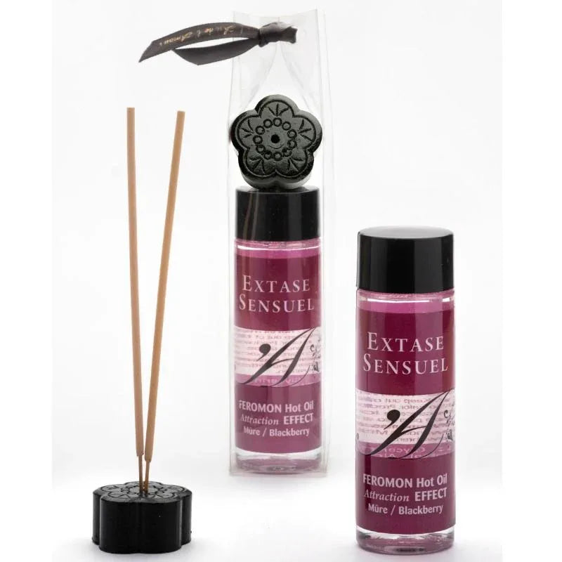 EKSTASE SENSUAL - MASSAGEÖL MIT WÄRMEFFEKT UND BROMBEER PHEROMONEN 100 ML - Vanelion Paradise