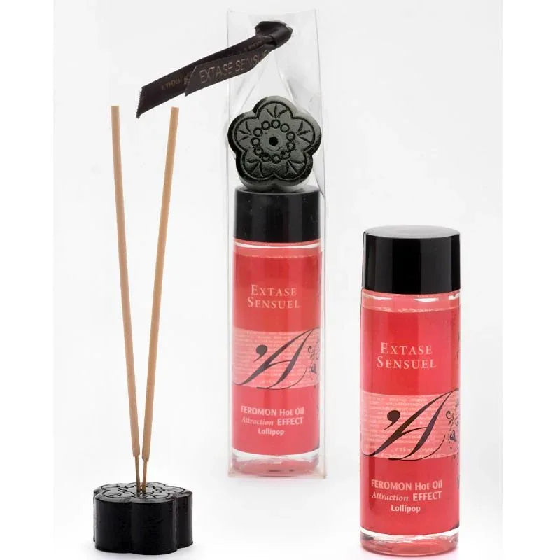 EKSTASE SENSUAL - MASSAGEÖL MIT WÄRMEEFFEKT UND PIRULET PHEROMONEN 100 ML - Vanelion Paradise