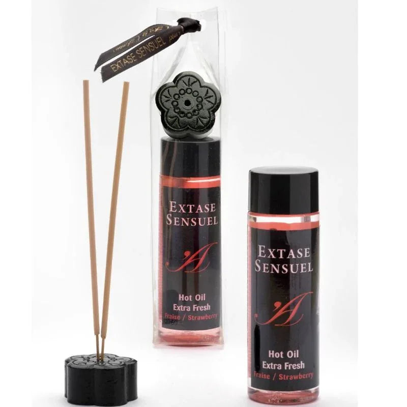EKSTASE SENSUAL - MASSAGEÖL MIT EXTRA FRISCHEM ERDBEEREFFEKT 100 ML - Vanelion Paradise