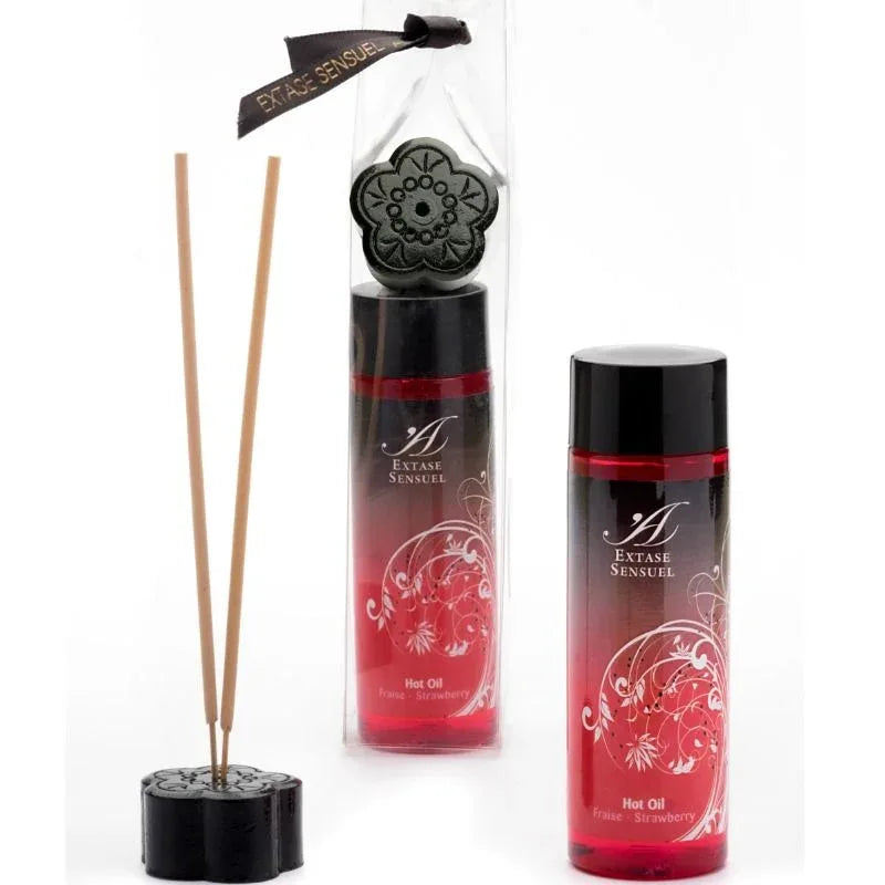 EKSTASE SENSUAL - ERDBEER WÄRMESTIMULIERENDES ÖL 100 ML - Vanelion Paradise