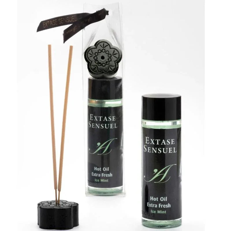 EKSTASE SENSUAL - MASSAGEÖL MIT EXTRA FRISCHEM EIS EFFEKT 100 ML - Vanelion Paradise