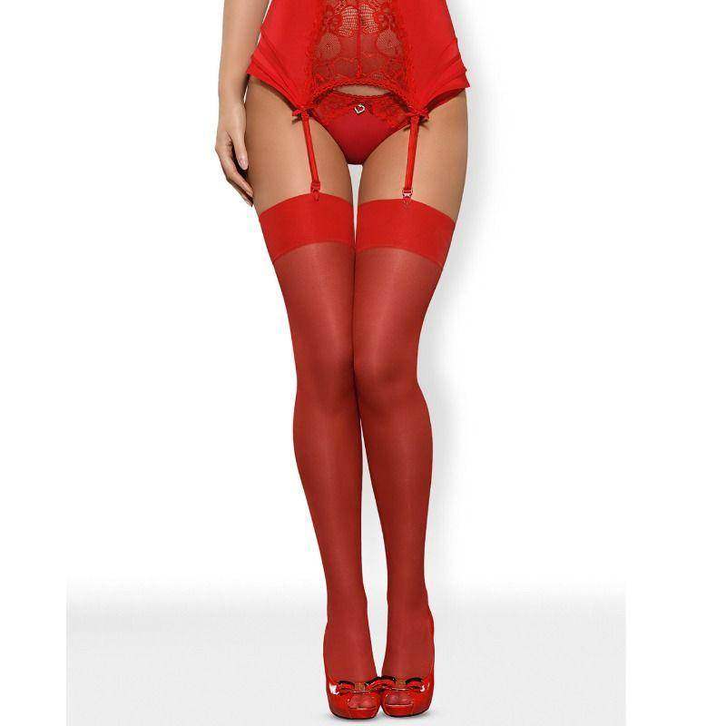 OBSESSIVE - STRUMPFHOSEN S800 ROT S/M - Vanelion Paradise