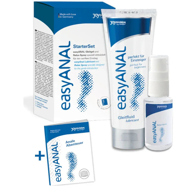 JOYDIVISION EASYANAL - EINFACHES ANAL-STARTER-SET, SCHMIERMITTEL + RELAX-SPRAY - Vanelion Paradise