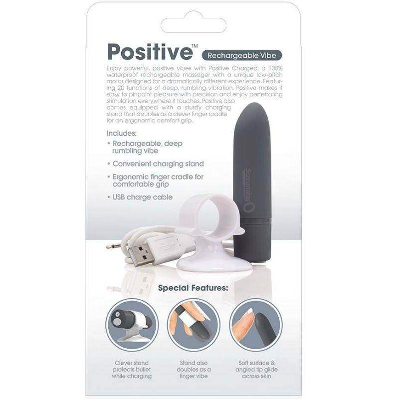 SCREAMING O - WIEAUFLADBARES MASSAGER POSITIV GRAU - Vanelion Paradise